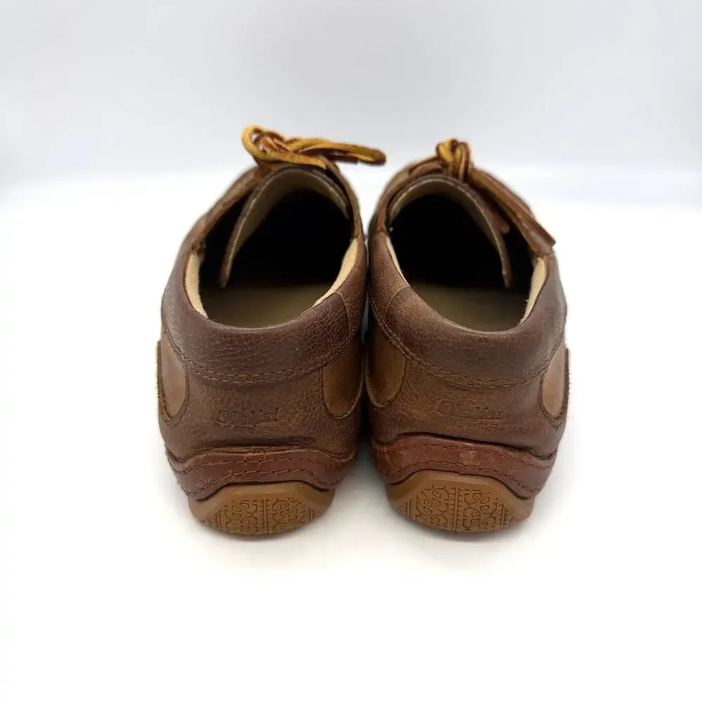 Olukai Mano Men's Brown Nubuck Leather Loafers Size 9.5
